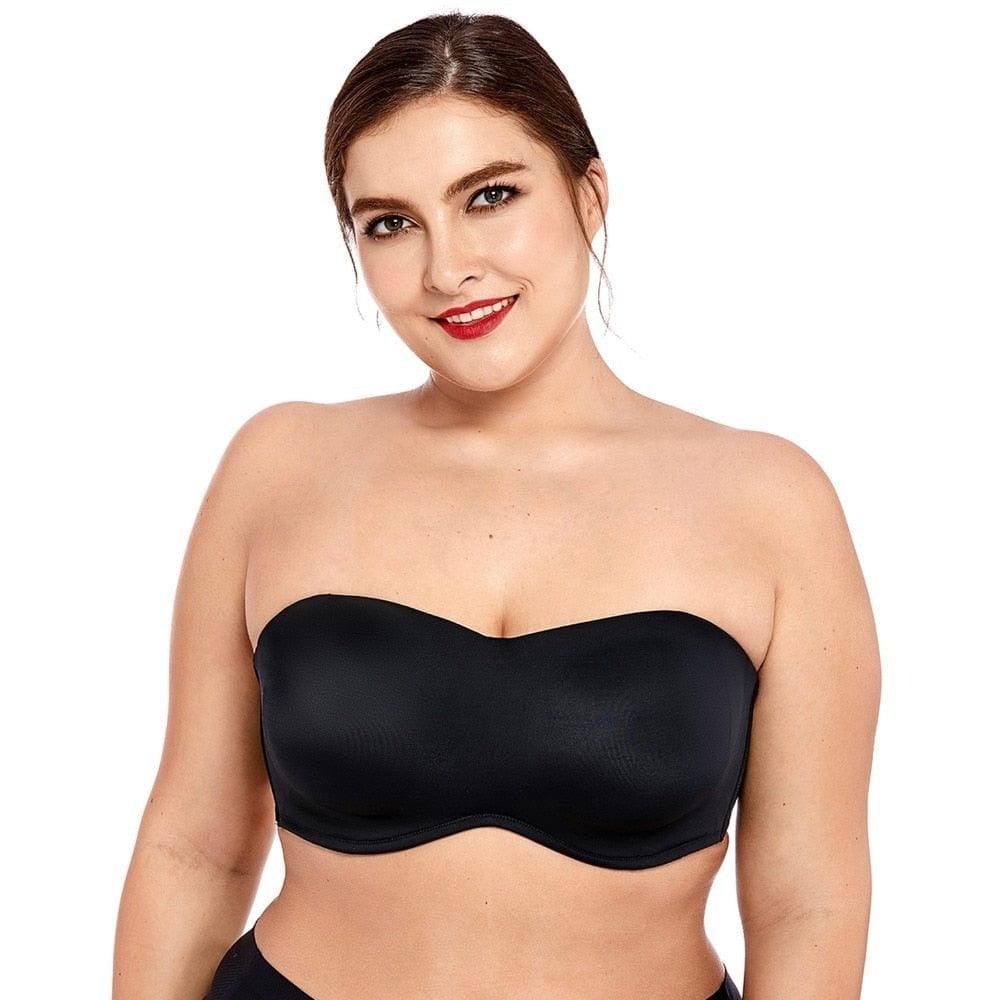 Bezszwowy Biustonosz Plus Size Bez Ramiączek