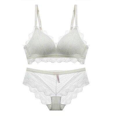 Komplet Koronkowej Bielizny Z Usztywnioną Górą