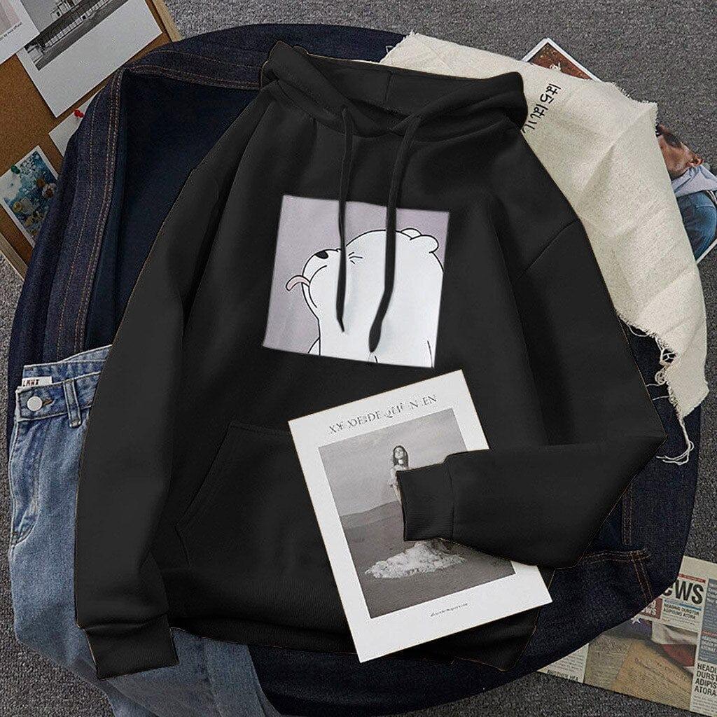 Bluza Z Kapturem I Nadrukiem