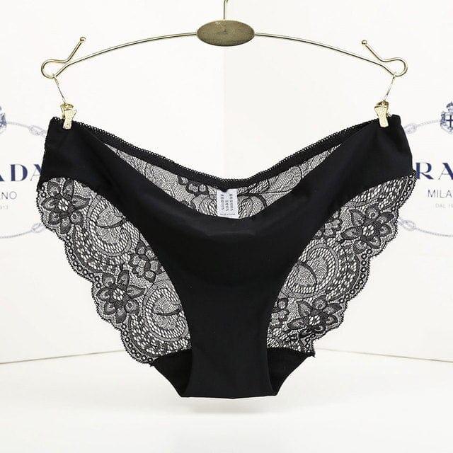 Bezszwowe Figi Z Koronkowym Tyłem