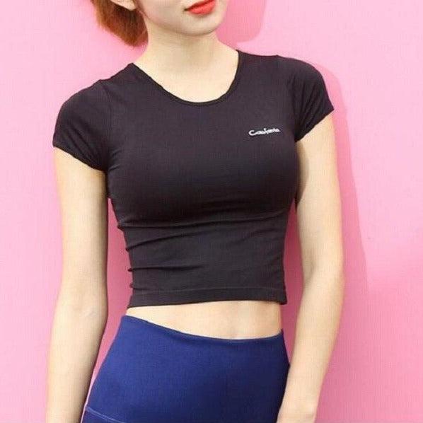 Krótki Sportowy Top