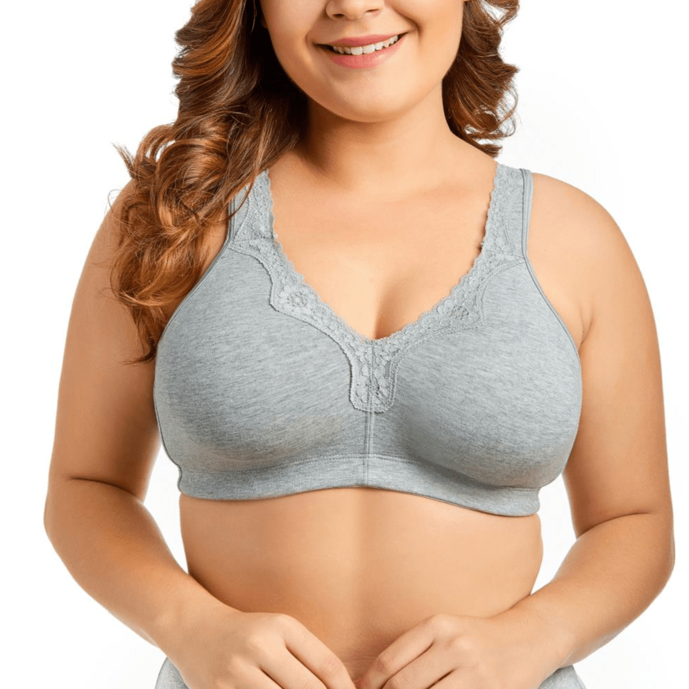 Biustonosz Plus Size Z Delikatnym Wykończeniem