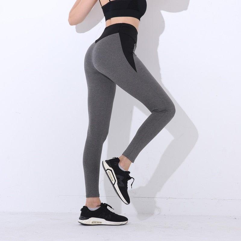 Dwukolorowe Sportowe Legginsy