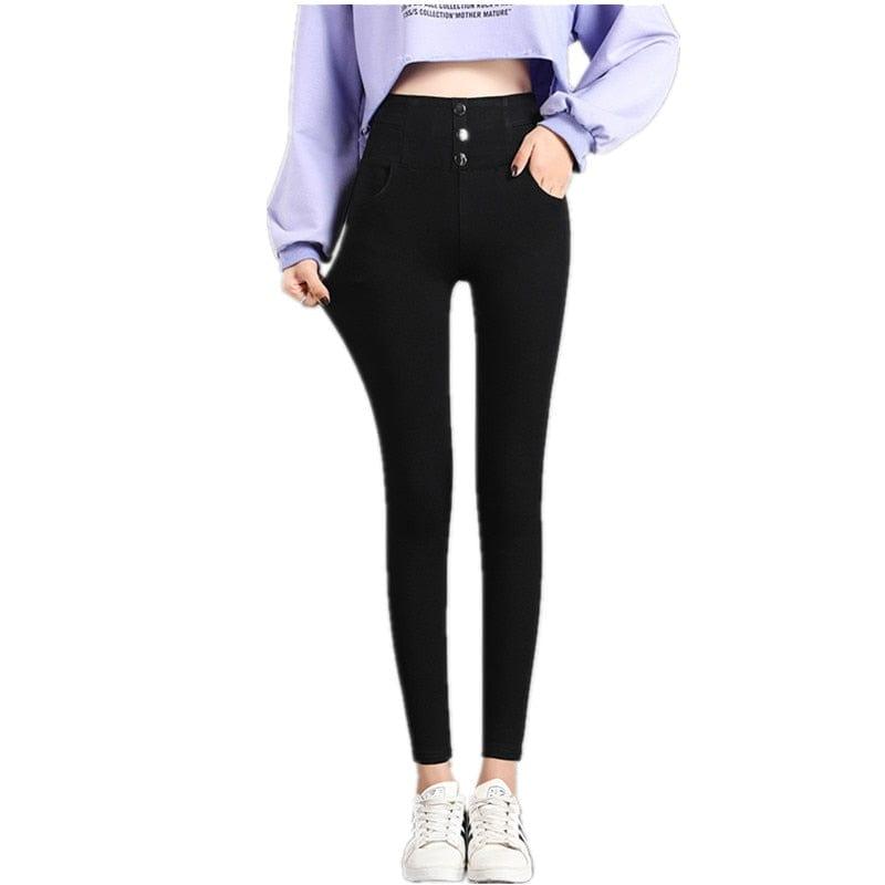 Jeansy Skinny Na Guziki