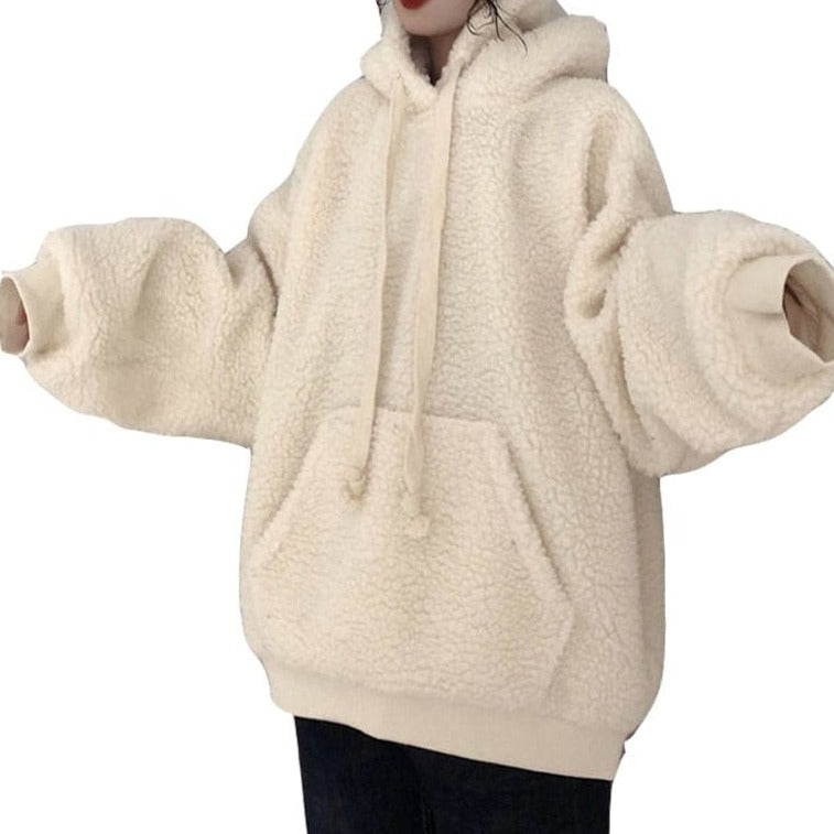 Pluszowa Bluza Oversize