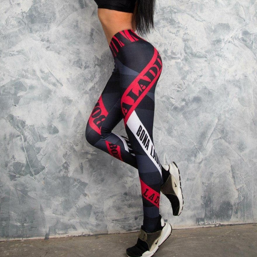 Sportowe Legginsy Z Printem