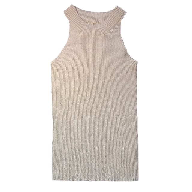 Top Z Dekoltem Halter