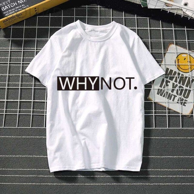 T-shirt Z Napisem
