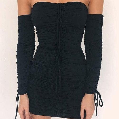 Drapowana Sukienka Mini