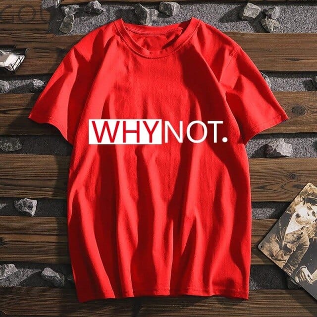 T-shirt Z Napisem