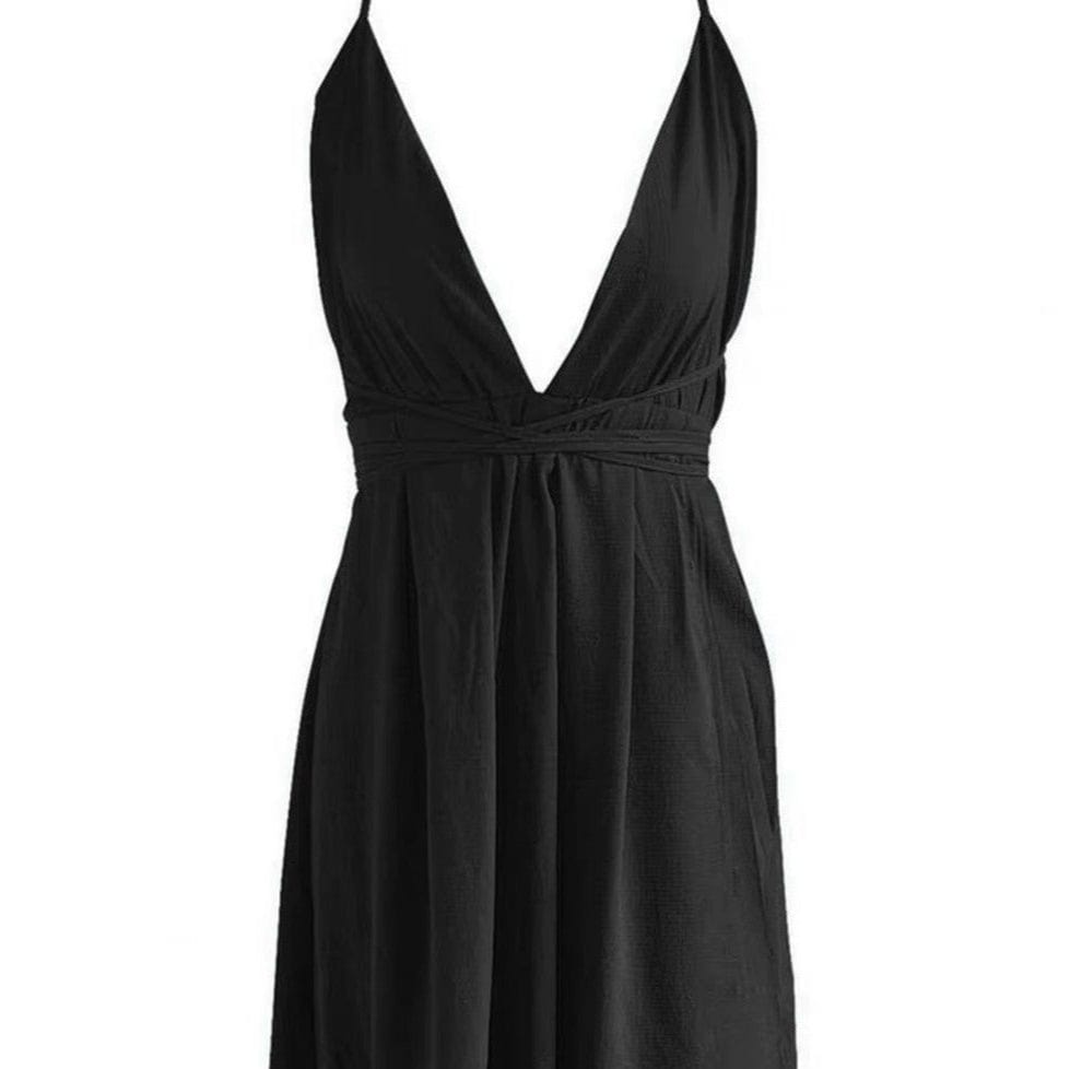 Elegancka Sukienka Maxi Na Ramiączkach