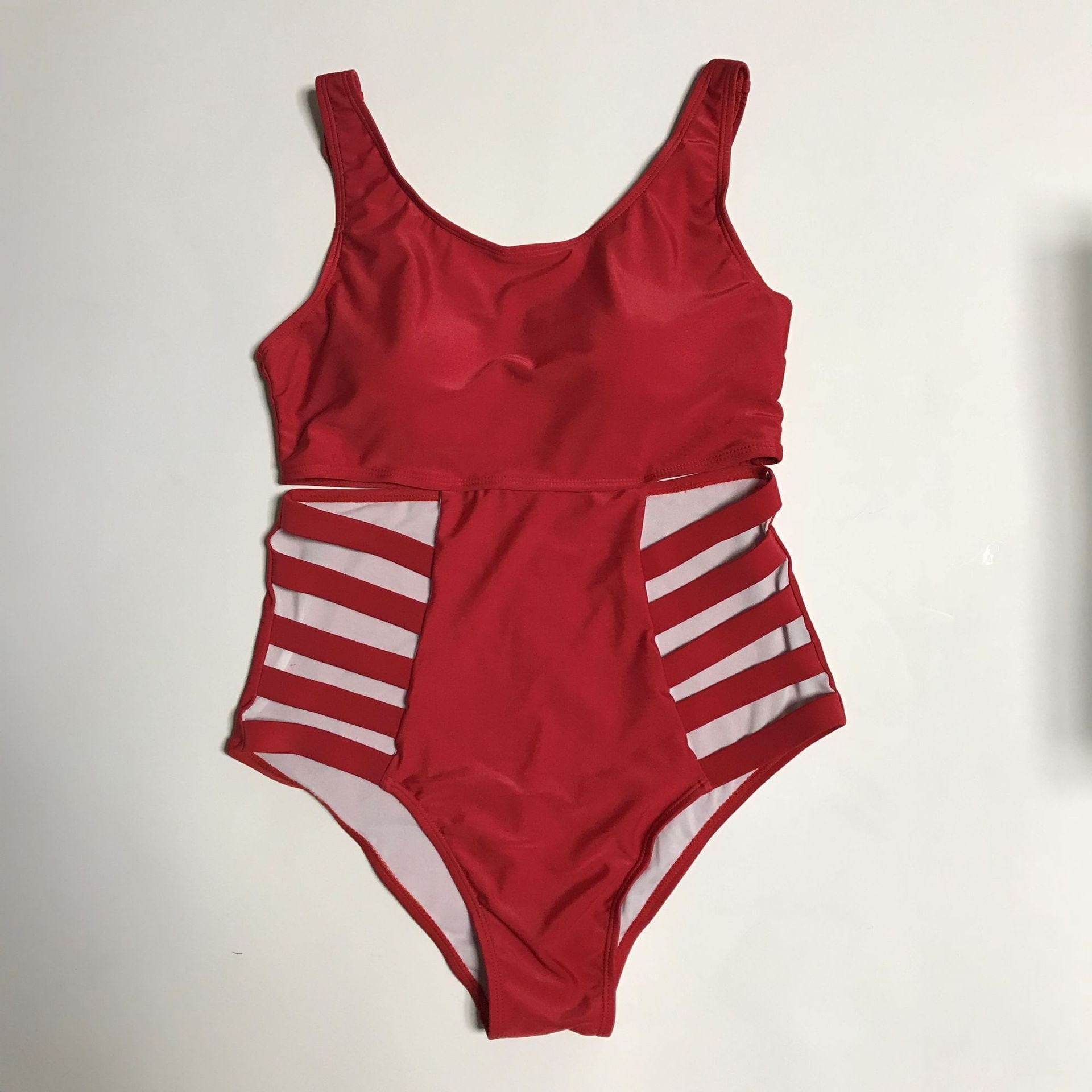 Jednoczęściowy Strój Kąpielowy Plus Size Z Wyciętymi Bokami