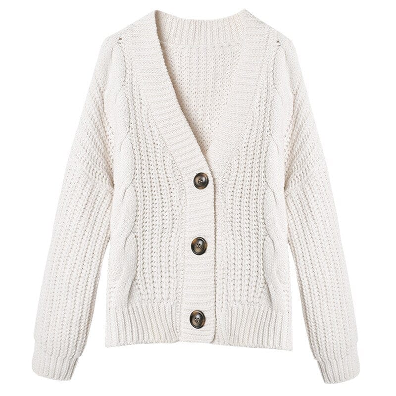 Krótki Zapinany Sweter