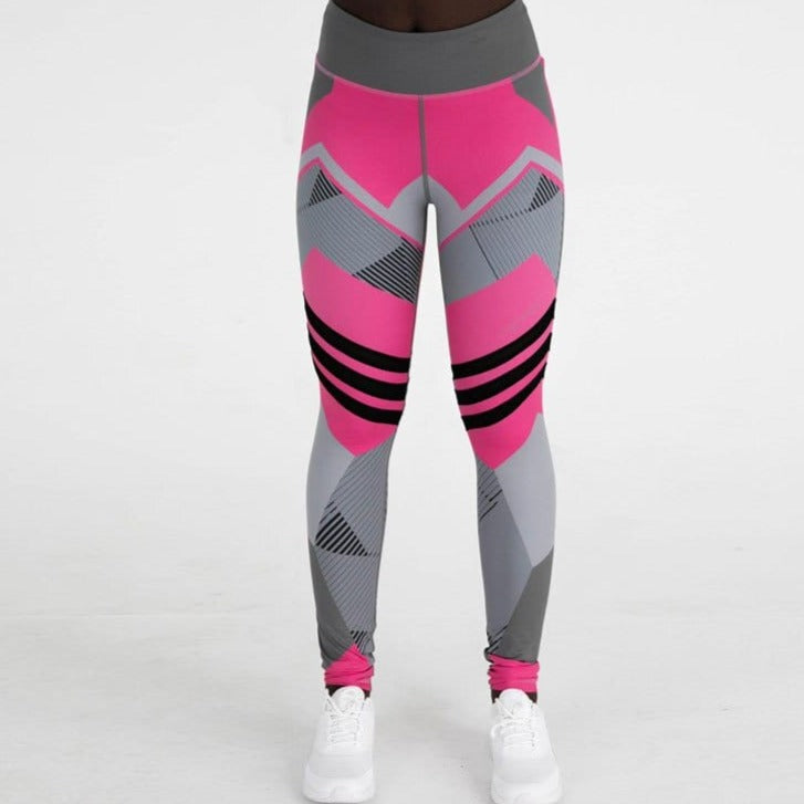 Legginsy W Geometryczne Wzory