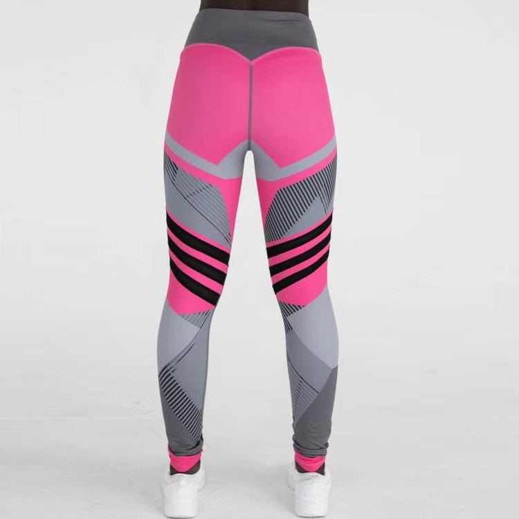 Legginsy W Geometryczne Wzory