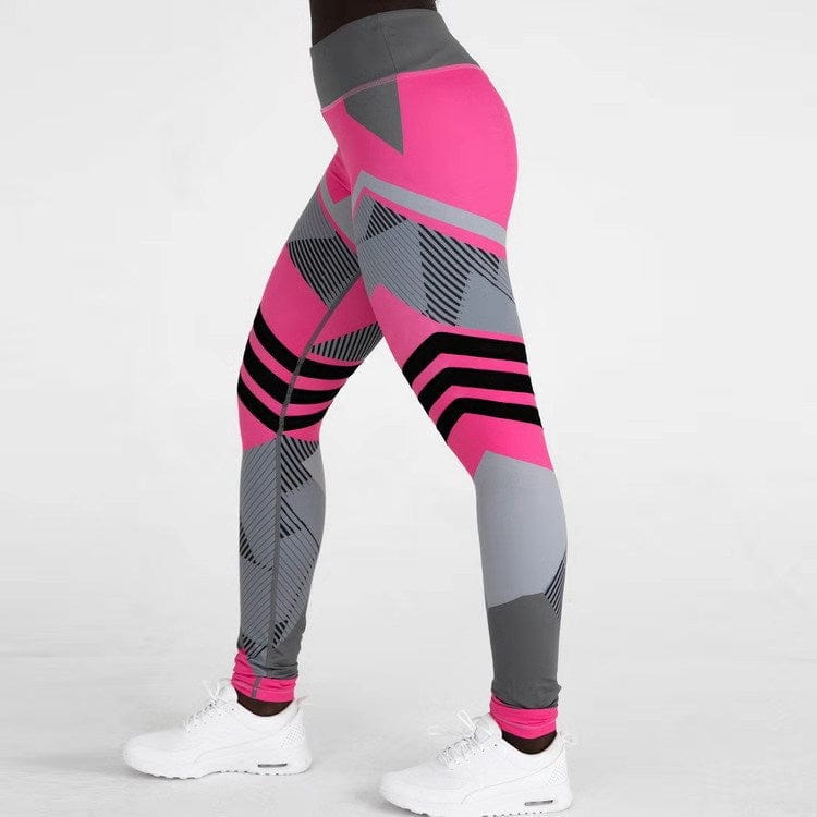 Legginsy W Geometryczne Wzory