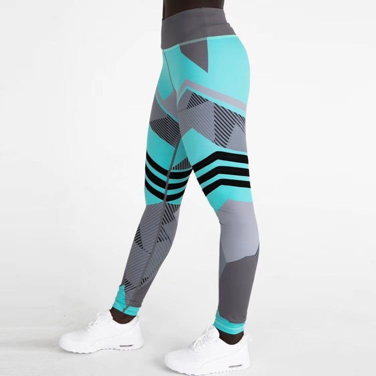 Legginsy W Geometryczne Wzory