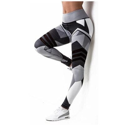 Legginsy W Geometryczne Wzory