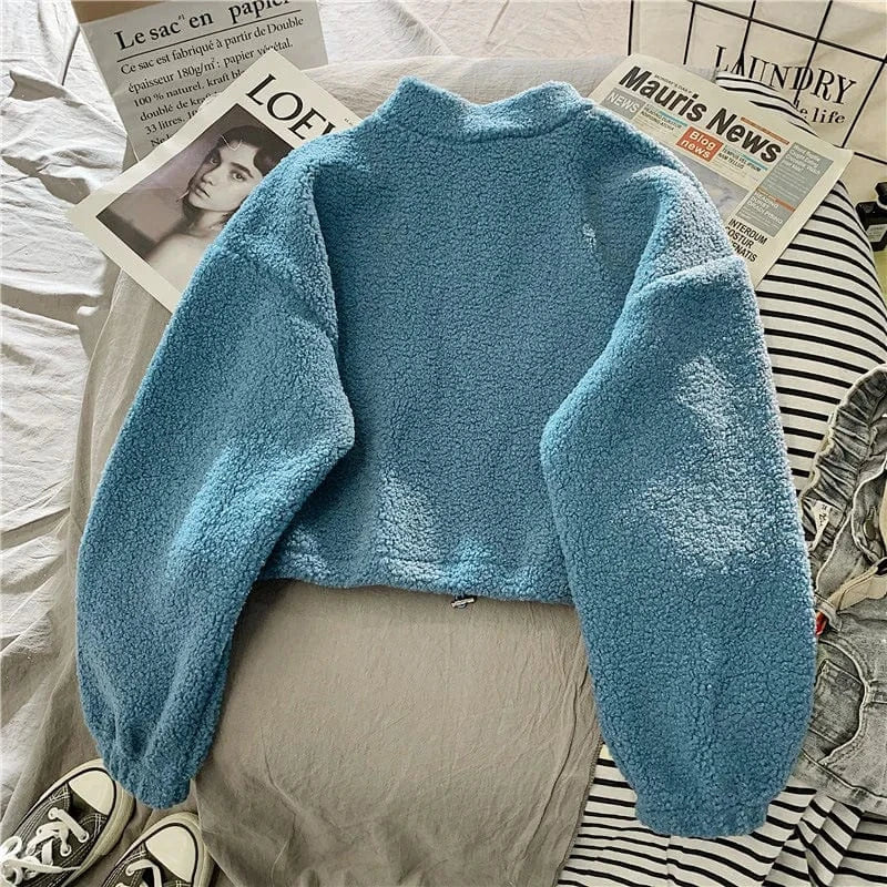 Polarowa Bluza Z Suwakiem