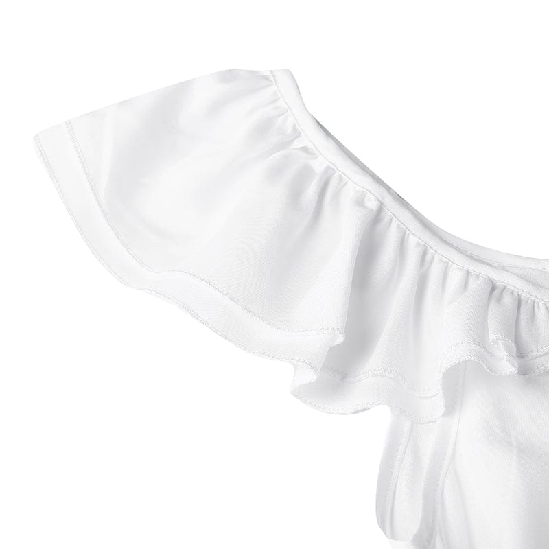 Sukienka Maxi Z Falbankami