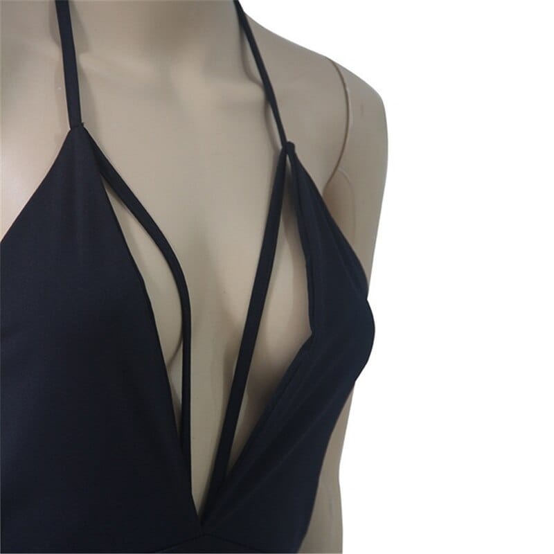 Mocno Wycięta Sukienka