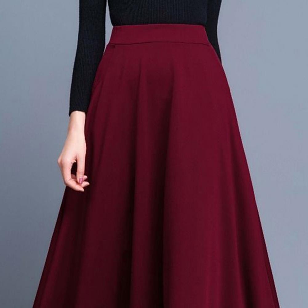 Elegancka Rozkloszowana Spódnica Maxi