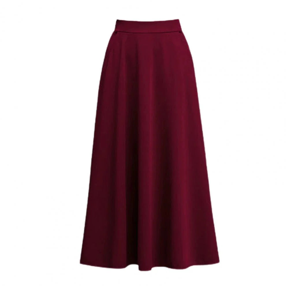 Elegancka Rozkloszowana Spódnica Maxi