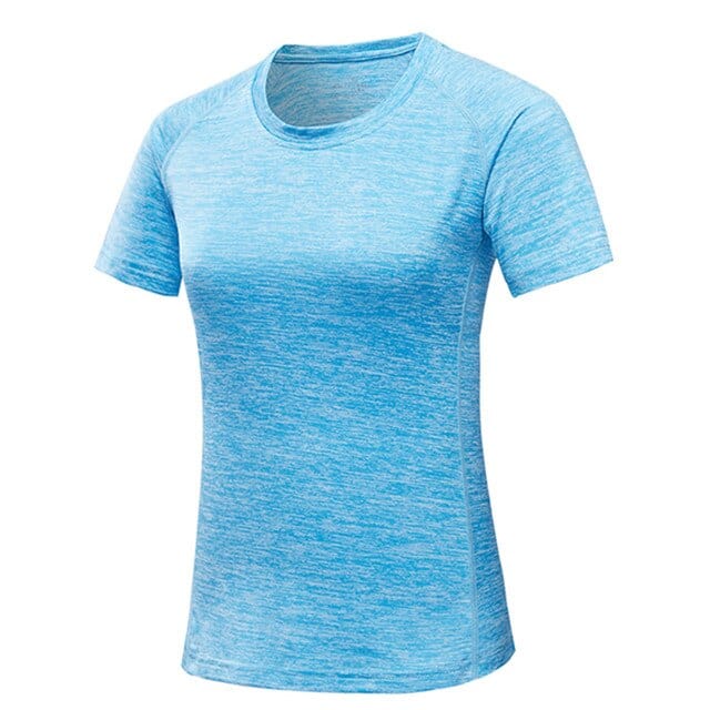 Sportowy Top Z Krótkim Rękawem