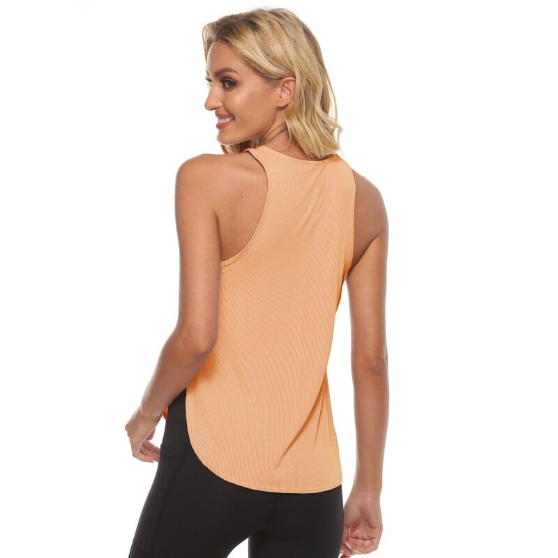 Sportowy Top Z Rozcięciem Na Boku