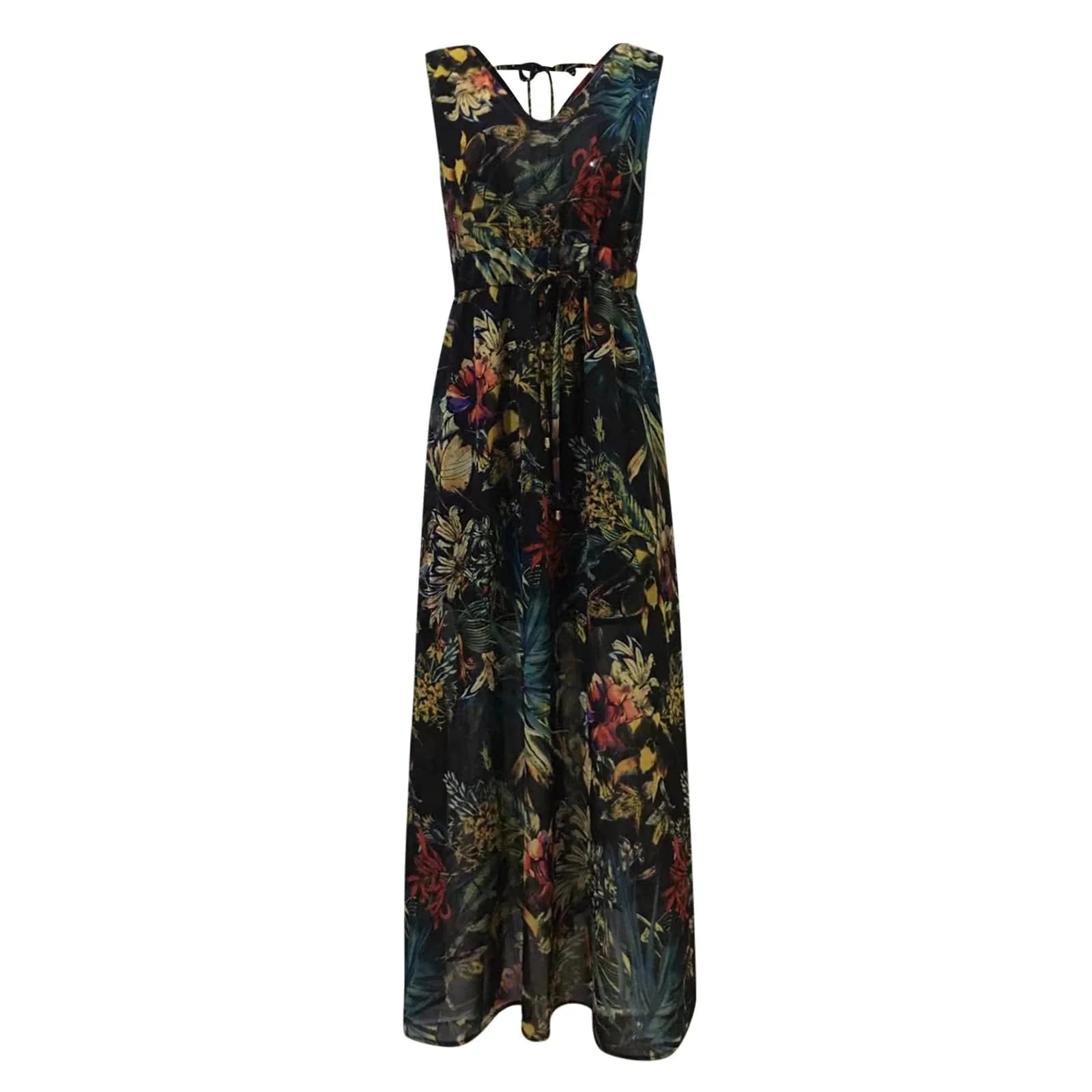 Sukienka Maxi We Wzory