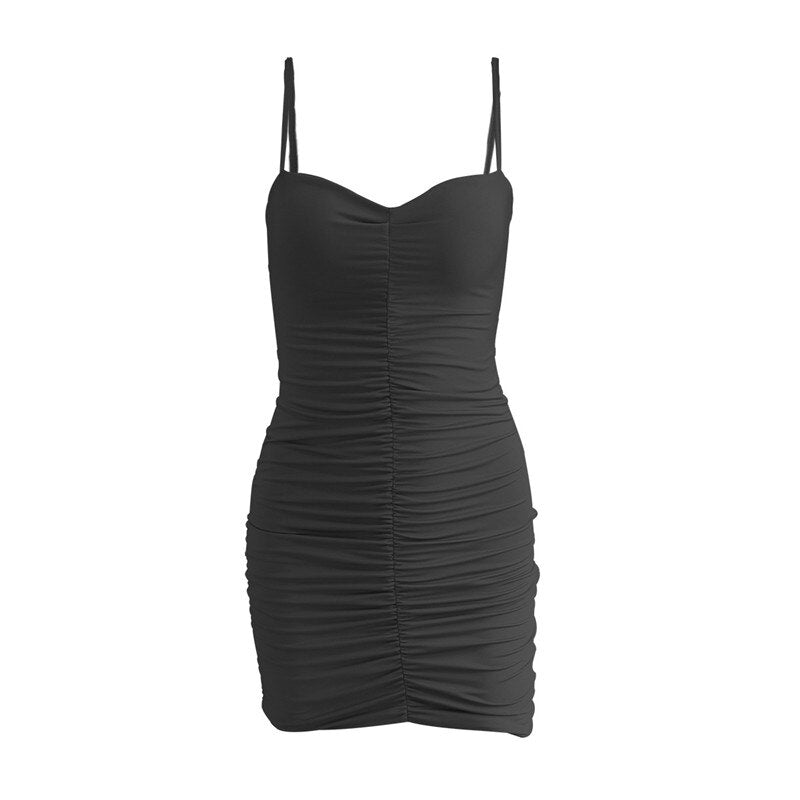 Sukienka Mini Z Drapowaniem