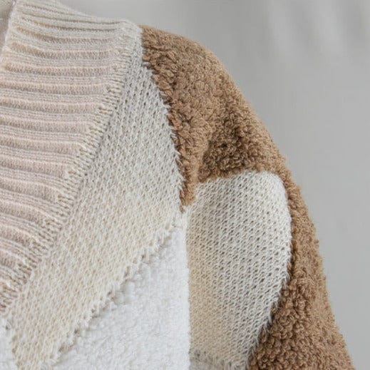 Sweter Kardigan W Romby