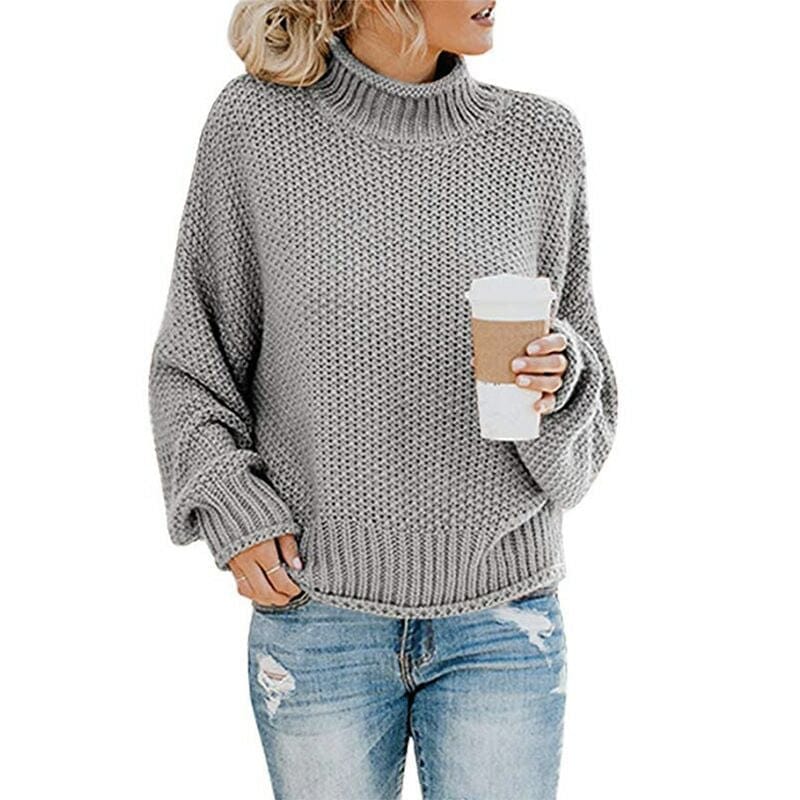 Sweter Z Grubym Splotem
