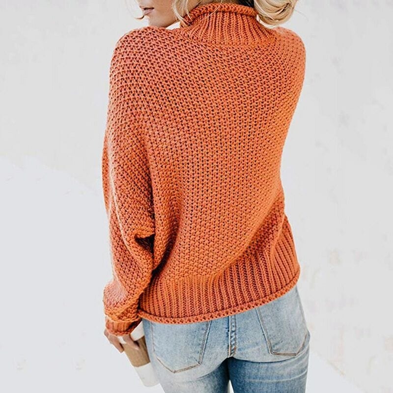 Sweter Z Grubym Splotem