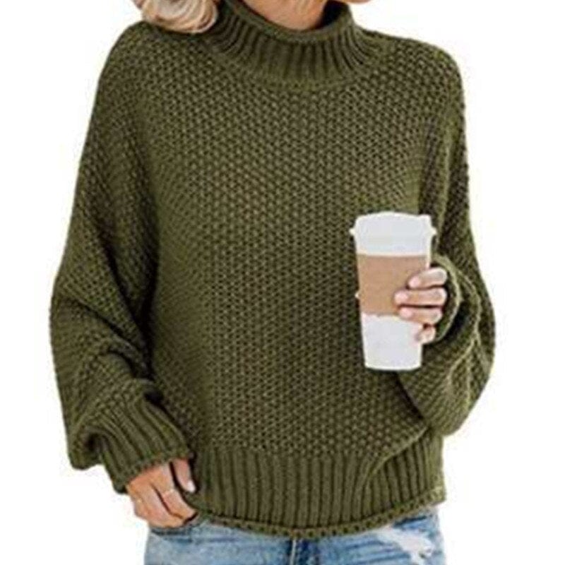Sweter Z Grubym Splotem