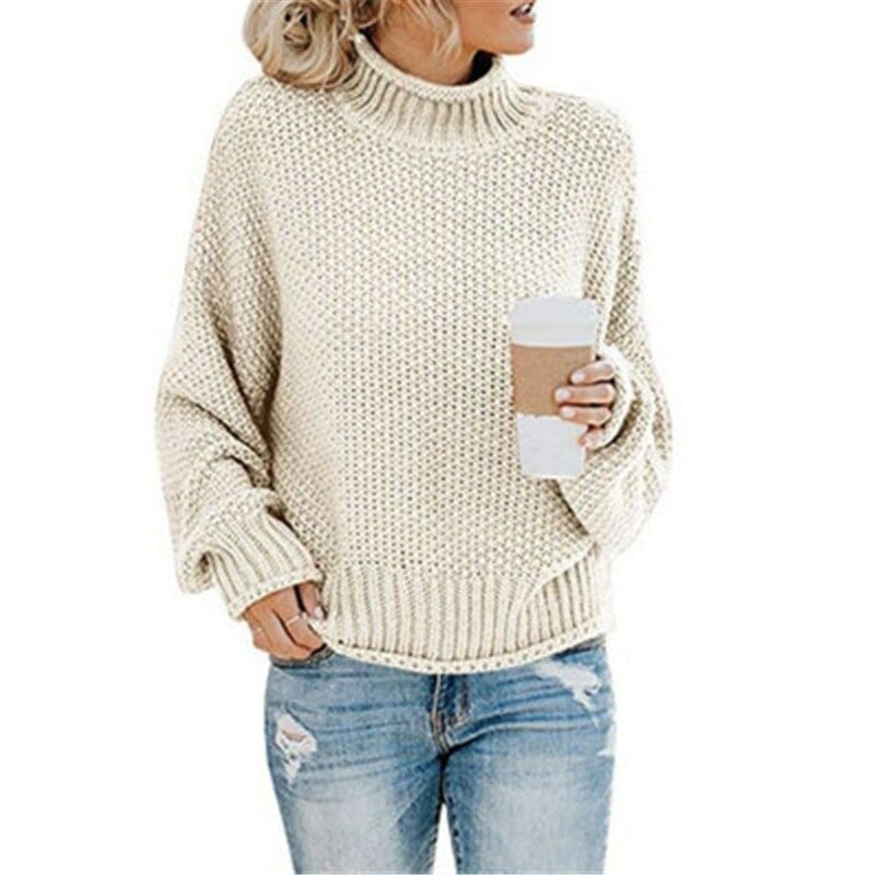 Sweter Z Grubym Splotem