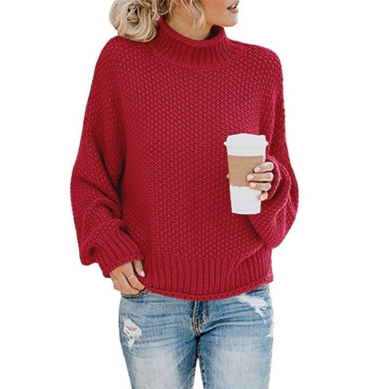 Sweter Z Grubym Splotem