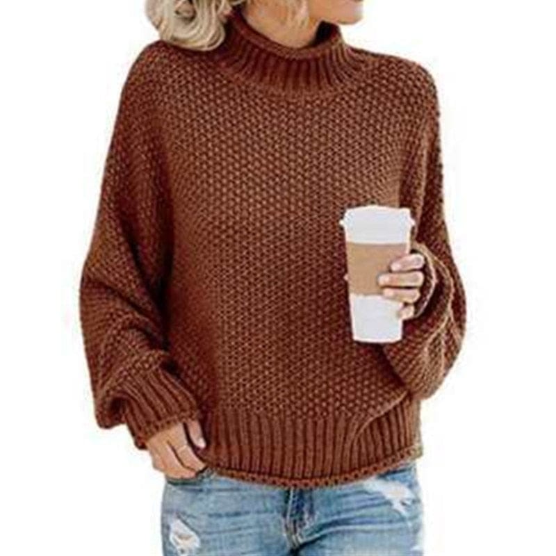 Sweter Z Grubym Splotem