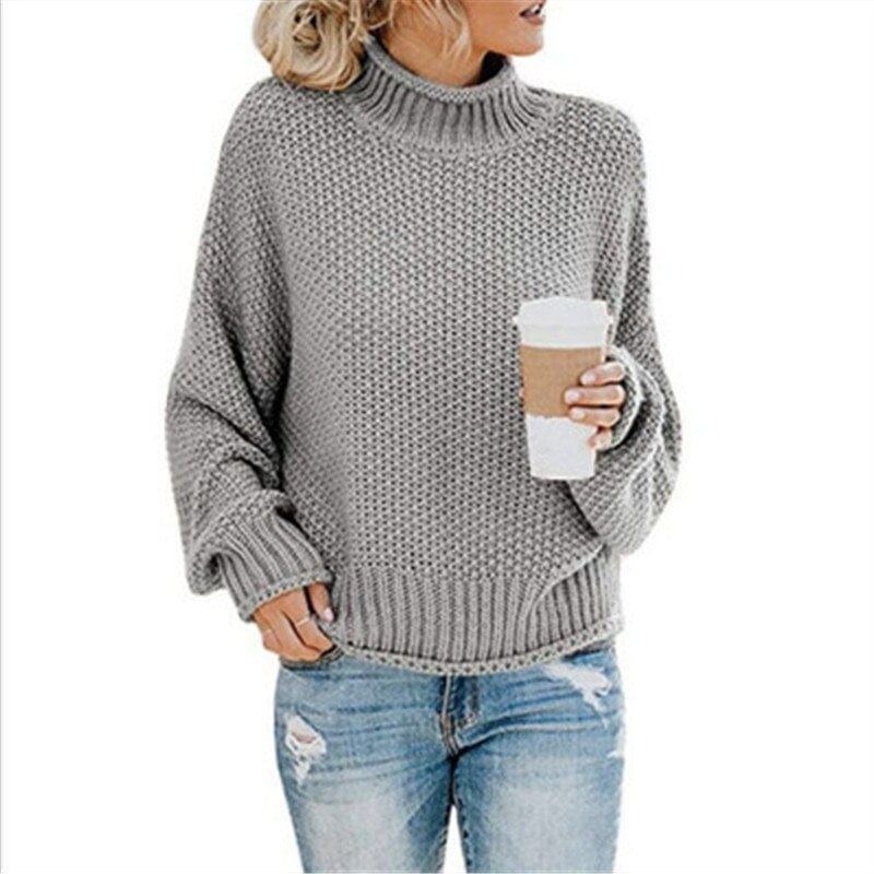 Sweter Z Grubym Splotem