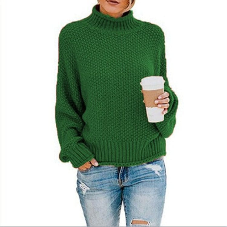 Sweter Z Grubym Splotem