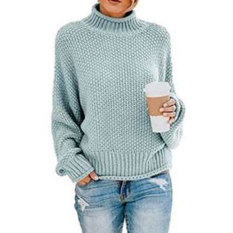 Sweter Z Grubym Splotem