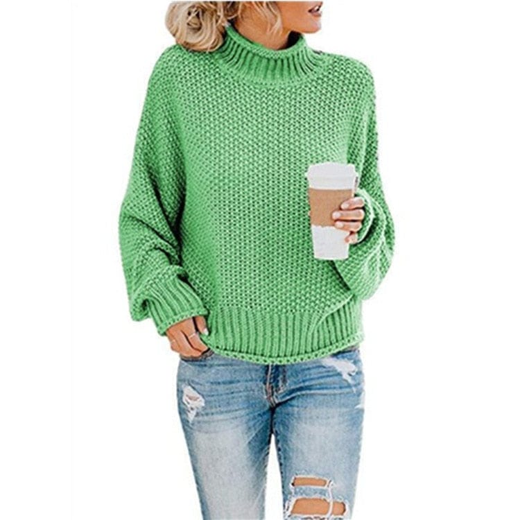 Sweter Z Grubym Splotem