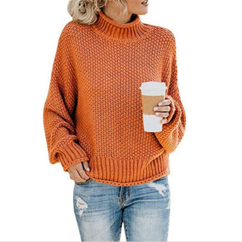 Sweter Z Grubym Splotem
