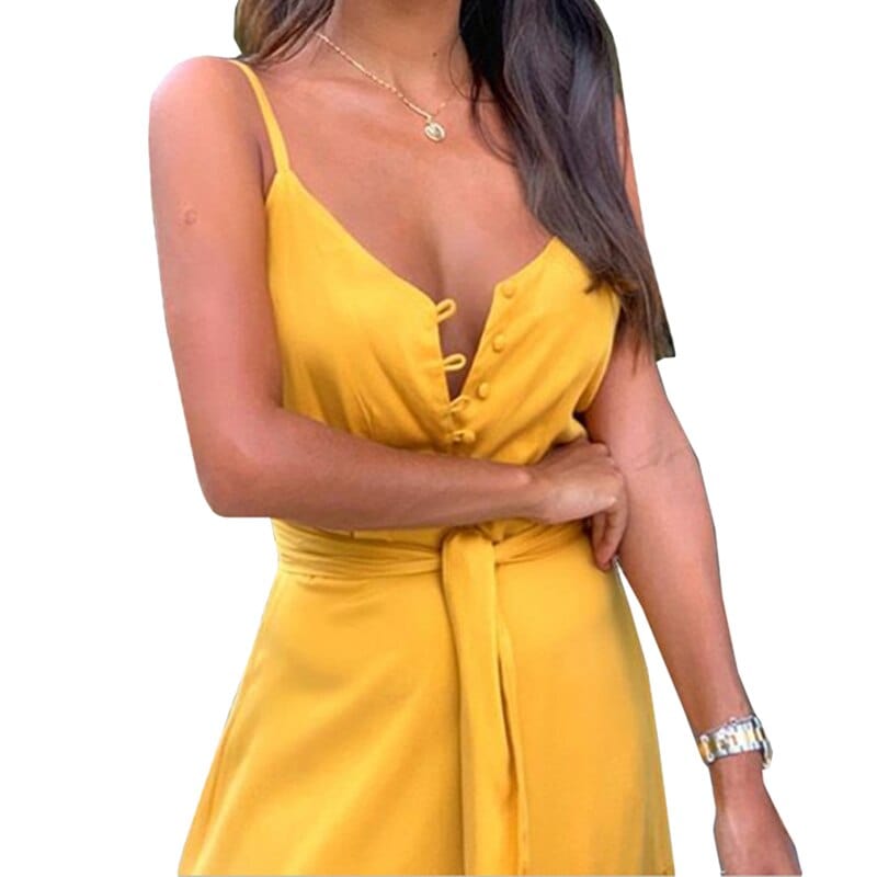 Wiązana Sukienka Maxi