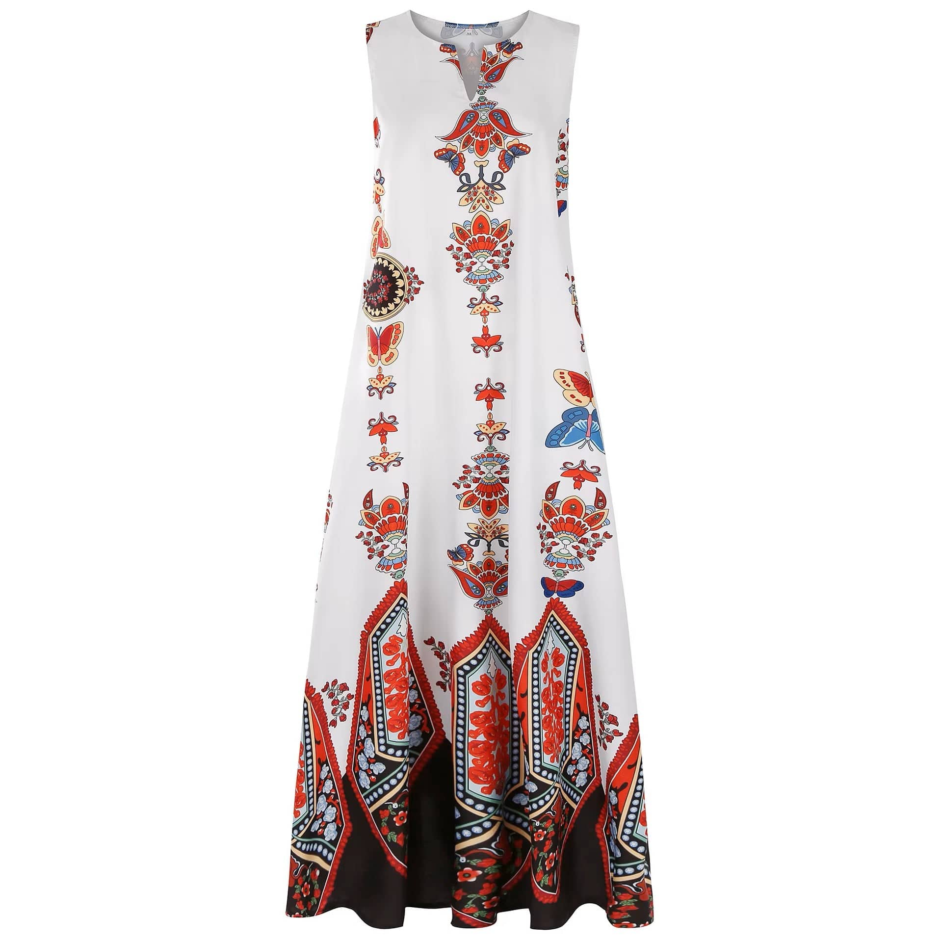 Stylowa Sukienka Maxi W Stylu Boho