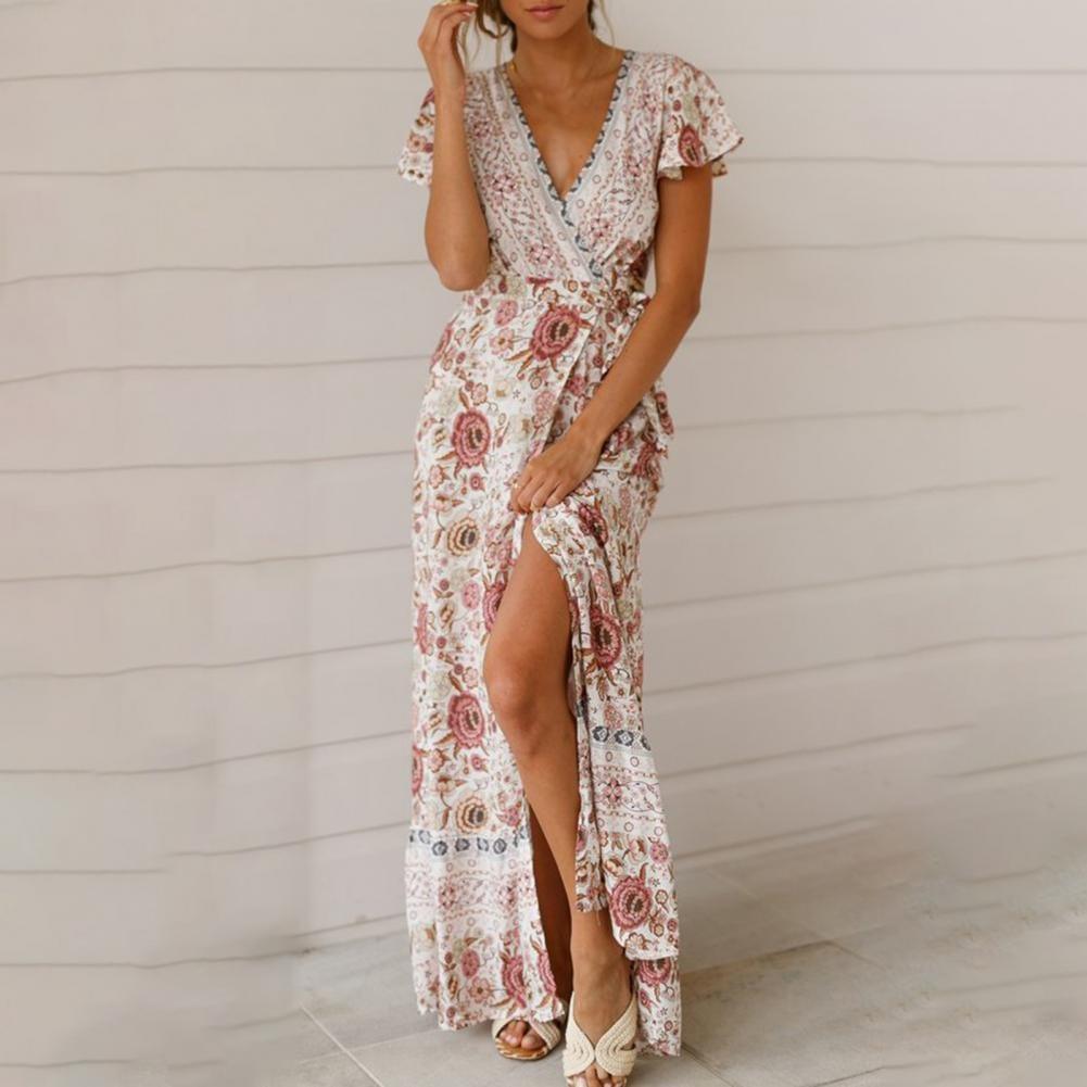 Zwiewna Sukienka W Stylu Boho
