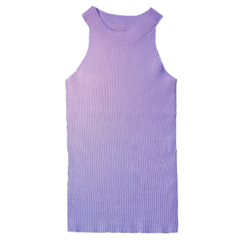 Top Z Dekoltem Halter