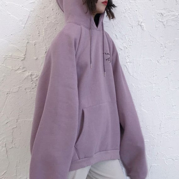 Luźna Bluza Z Kapturem