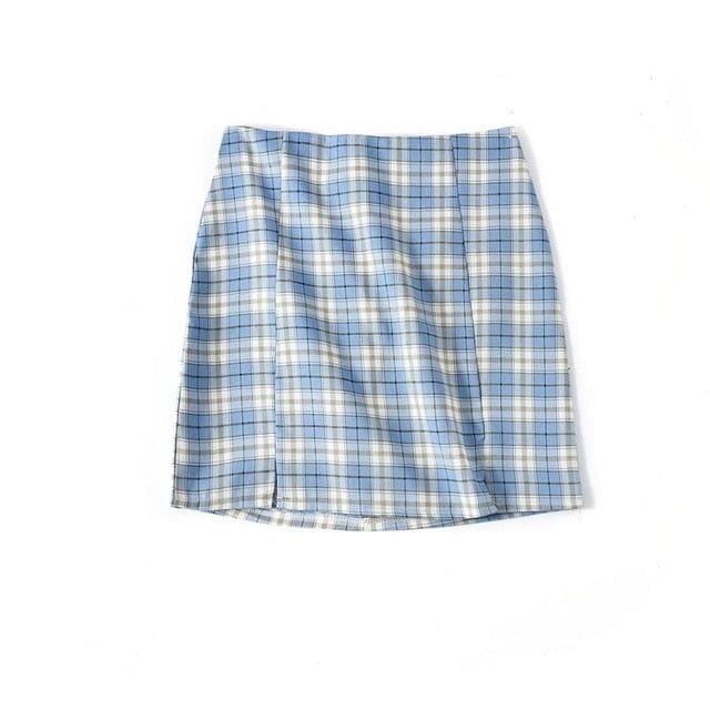 Mini Spódniczka W Kratę