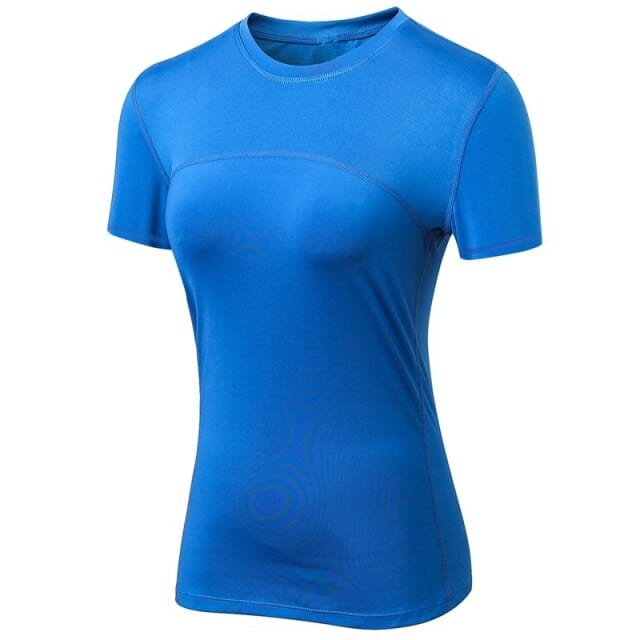 Sportowy Top Z Krótkim Rękawem